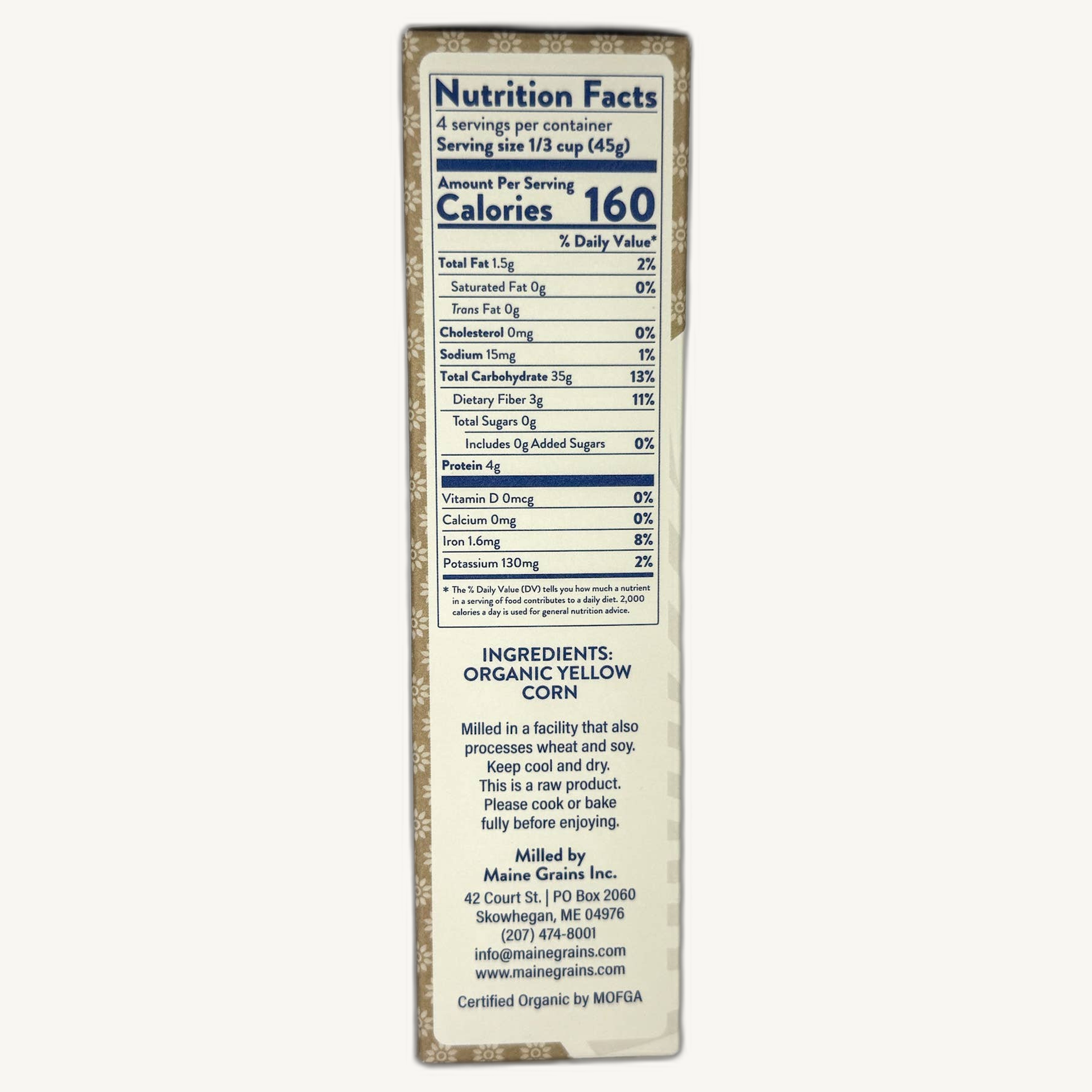Maine Grains Organic Polenta