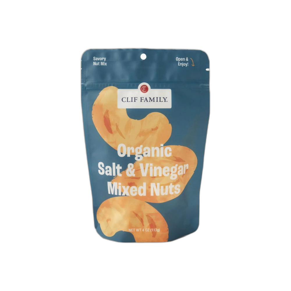 Salt & Vinegar Mixed Nuts, Organic (4 oz) - Clif Family Farm & Winery