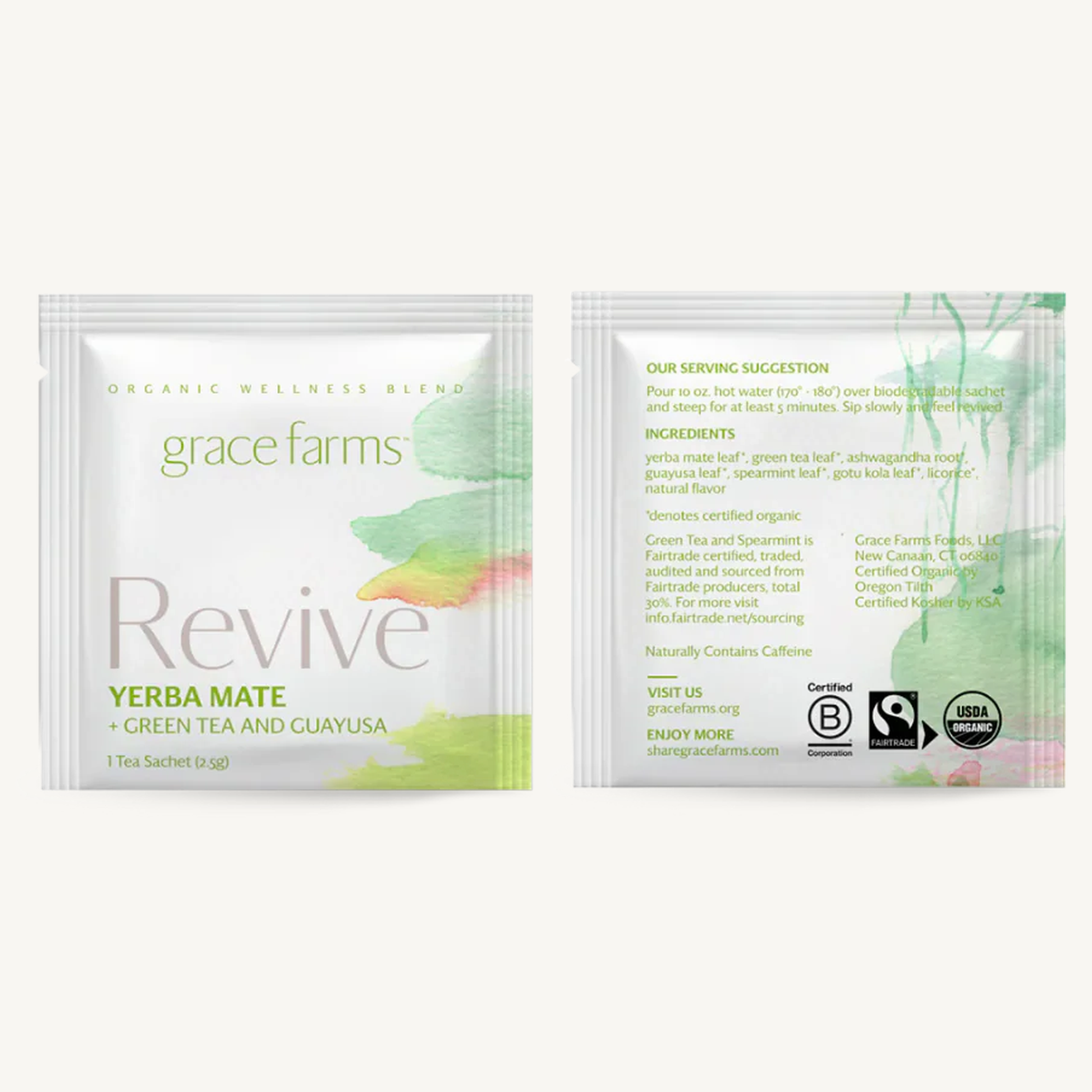 Tea - Revive, Yerba Mate Organic (16 tea sachets)