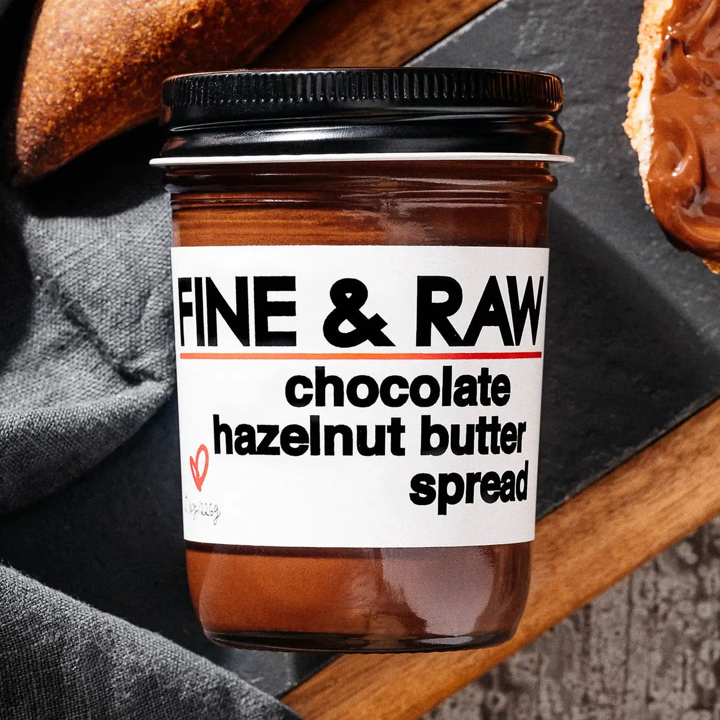 FINE & RAW - Chocolate Hazelnut Butter Spread