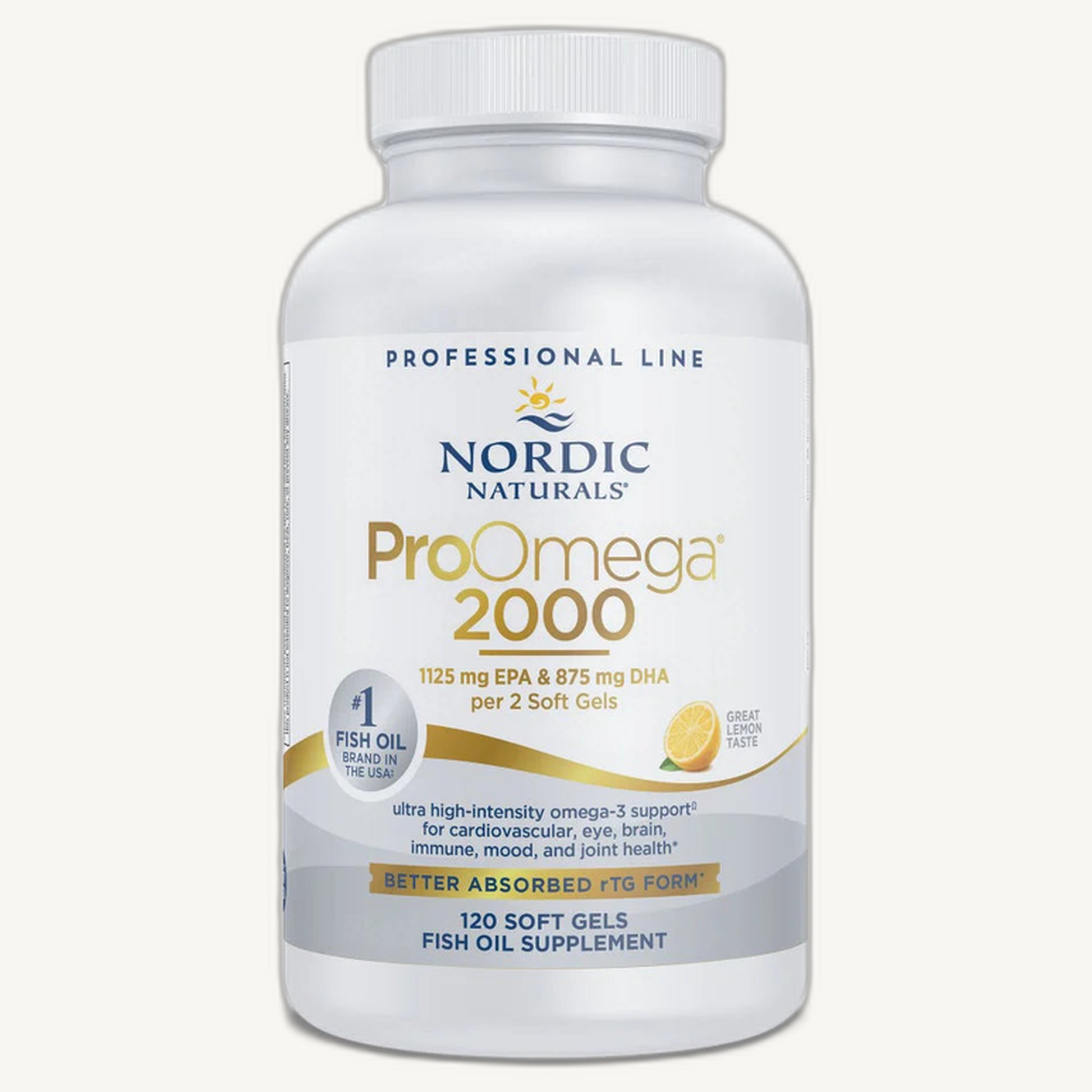Nordic Naturals Pro Omega 2000 - Lemon