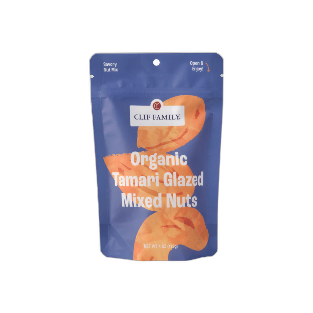 Tamari Glazed Mixed Nuts, Organic (4 oz) - Clif Family Farm & Winery