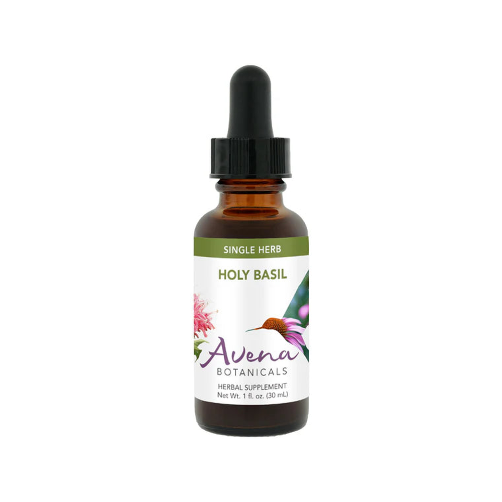 Holy Basil Glycerite, Alcohol Free (2 oz) - Avena Botanicals