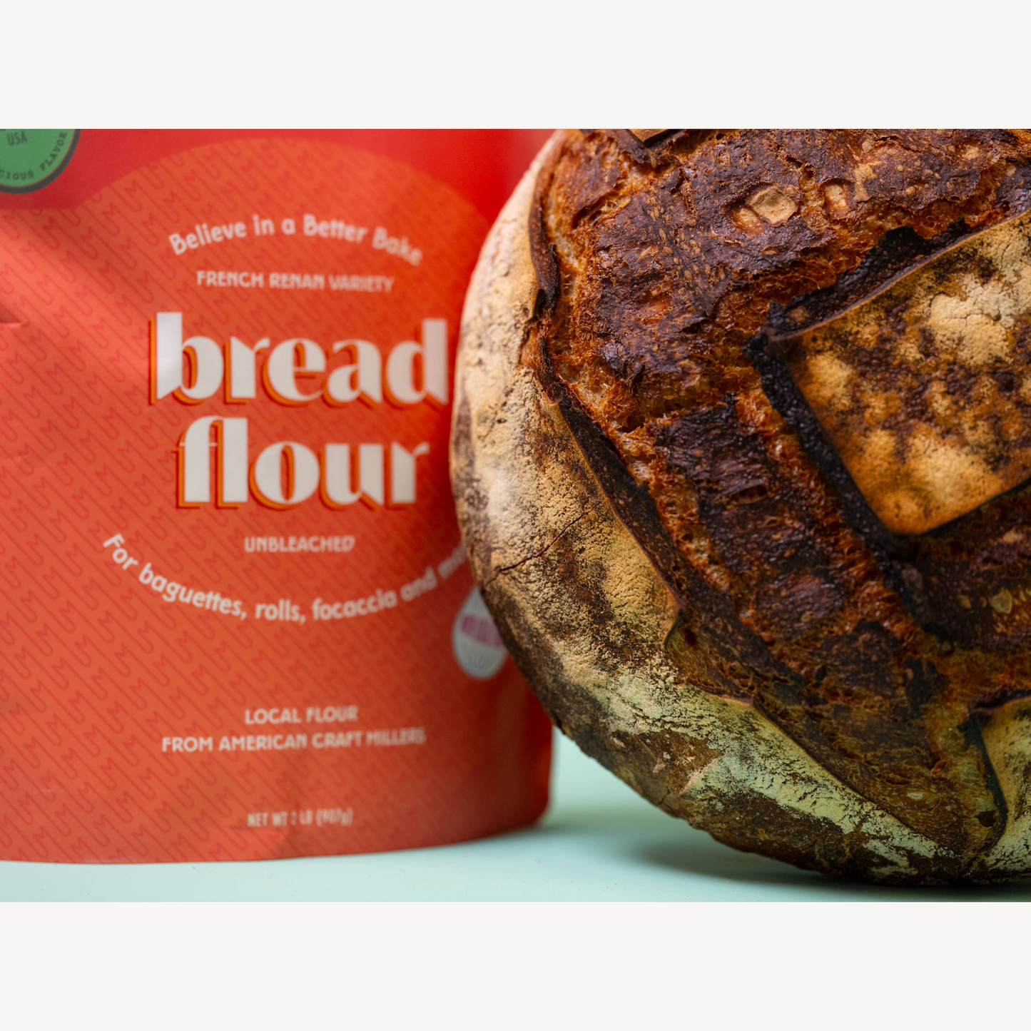 French Renan Bread Flour, Certified Organic