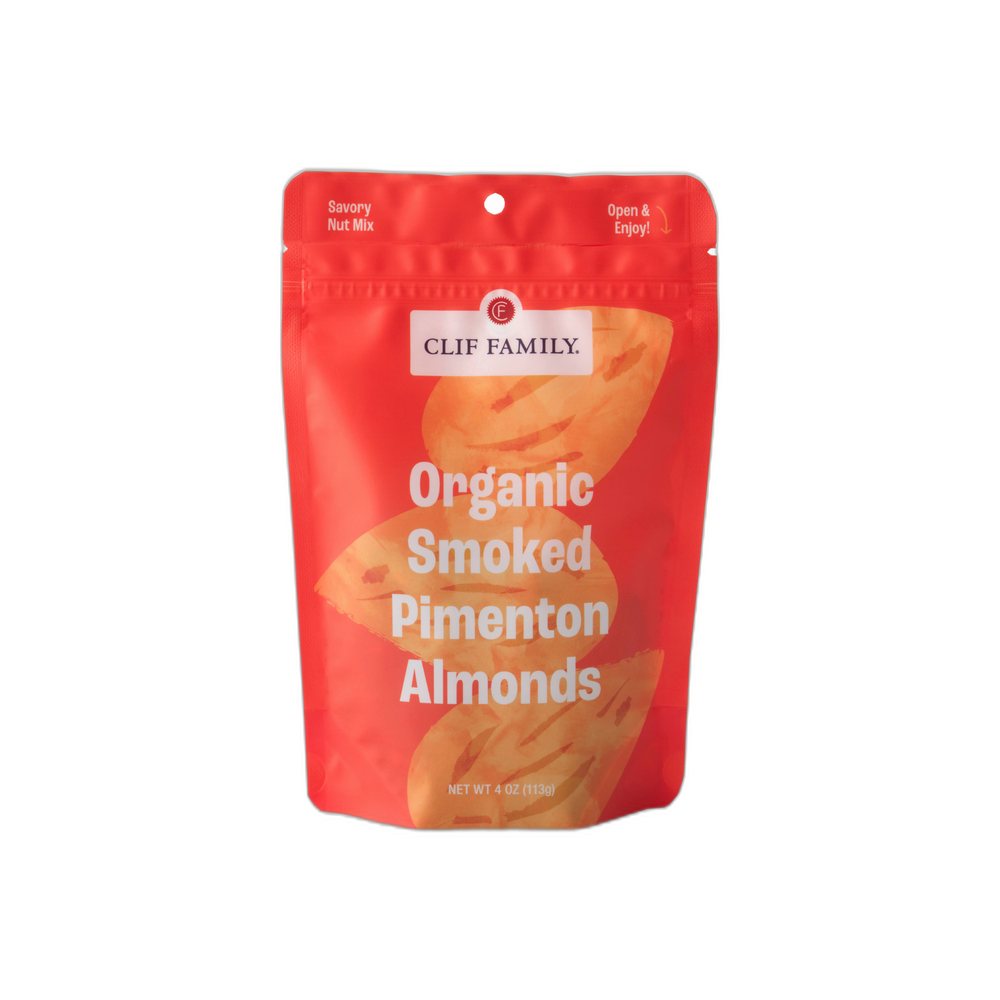 Organic Smoked Pimenton Almonds (4 oz) - Clif Family Farm & Winery
