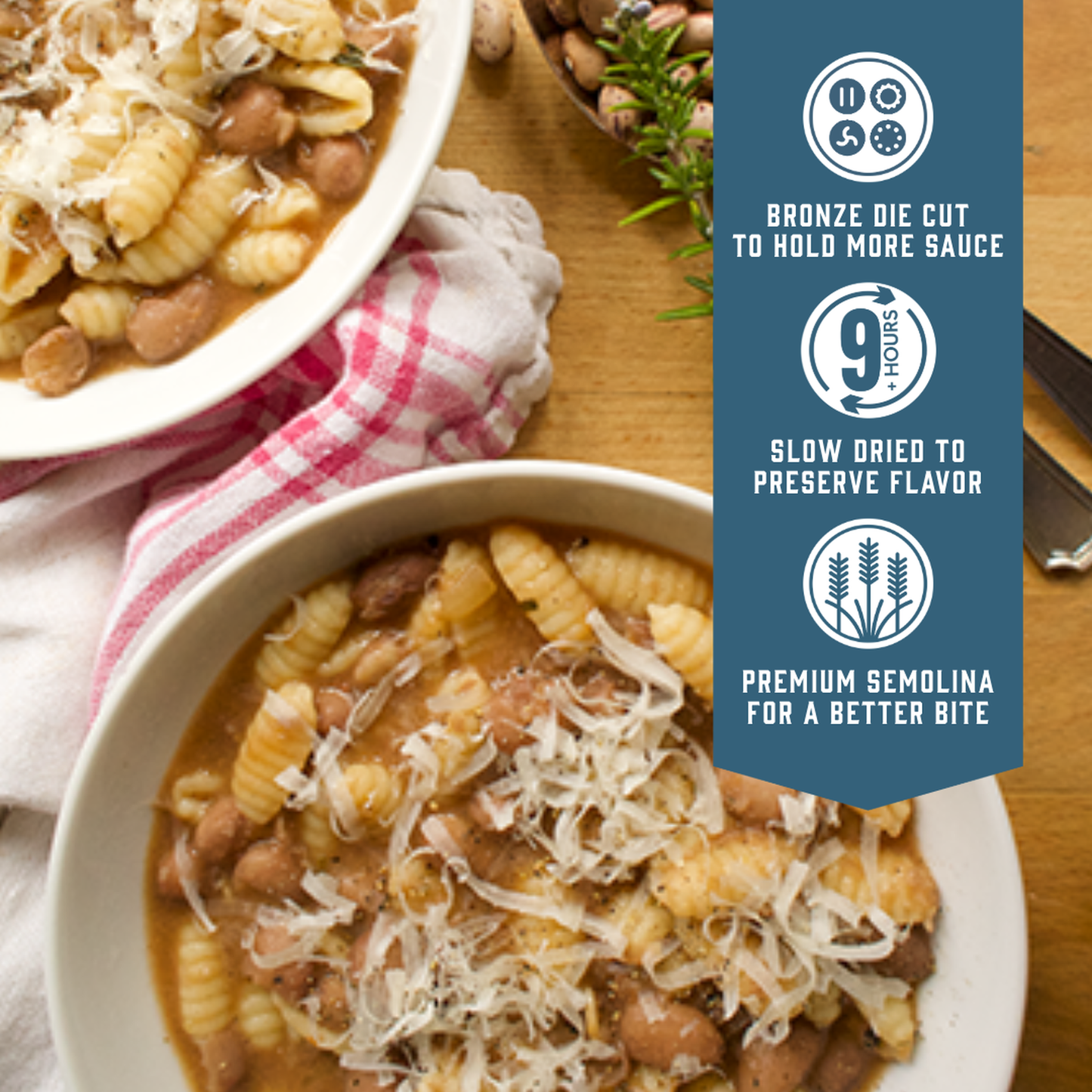 Pasta, Cavatelli Semolina Organic