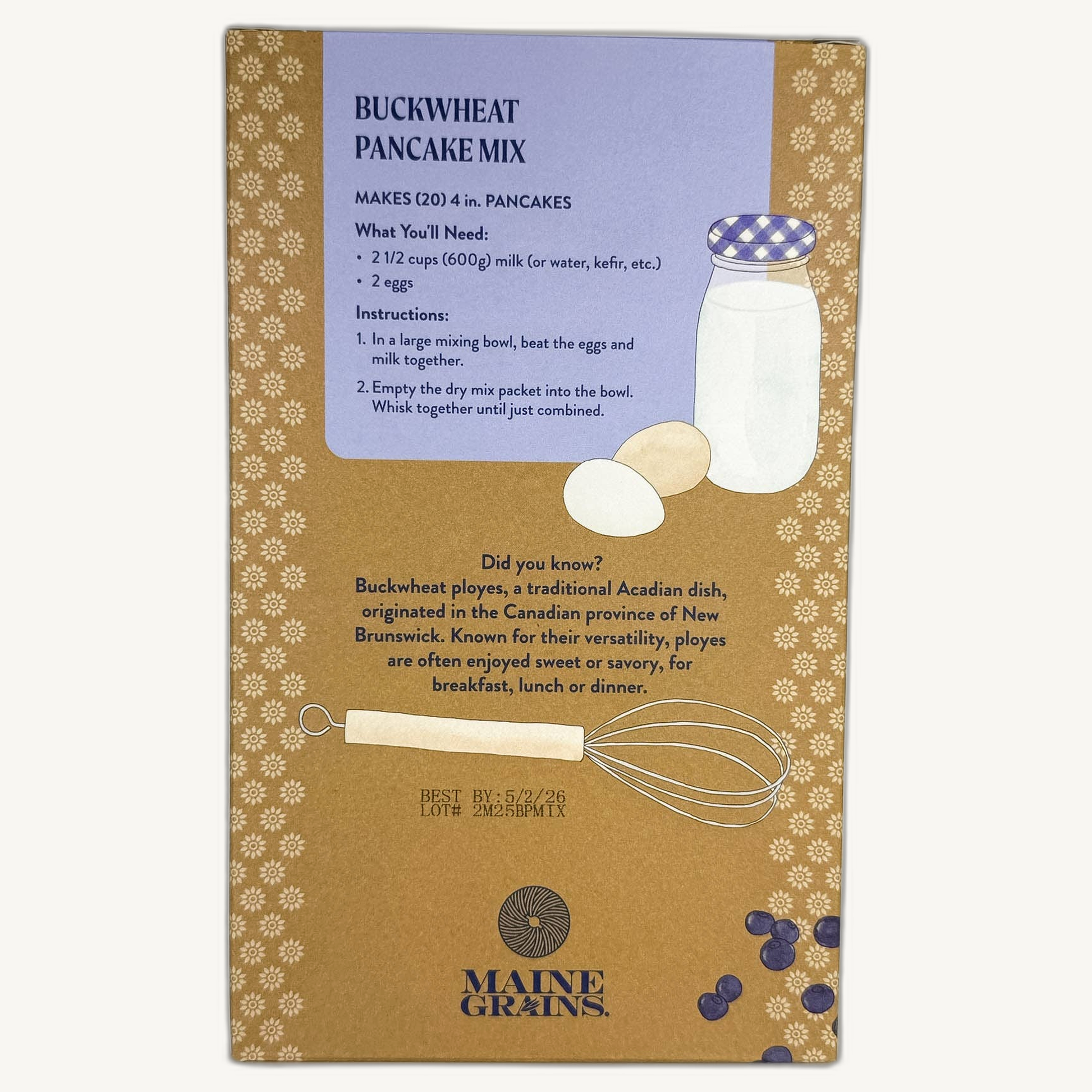 Maine Grains Buckwheat Pancake Mix