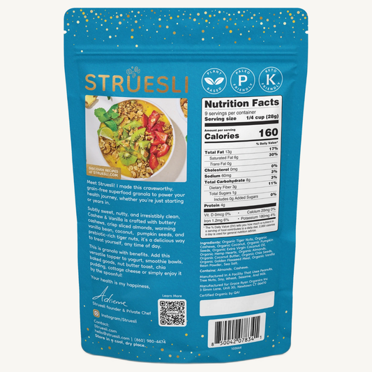 Struesli Granola Redefined - Cashew & Vanilla (9 oz)