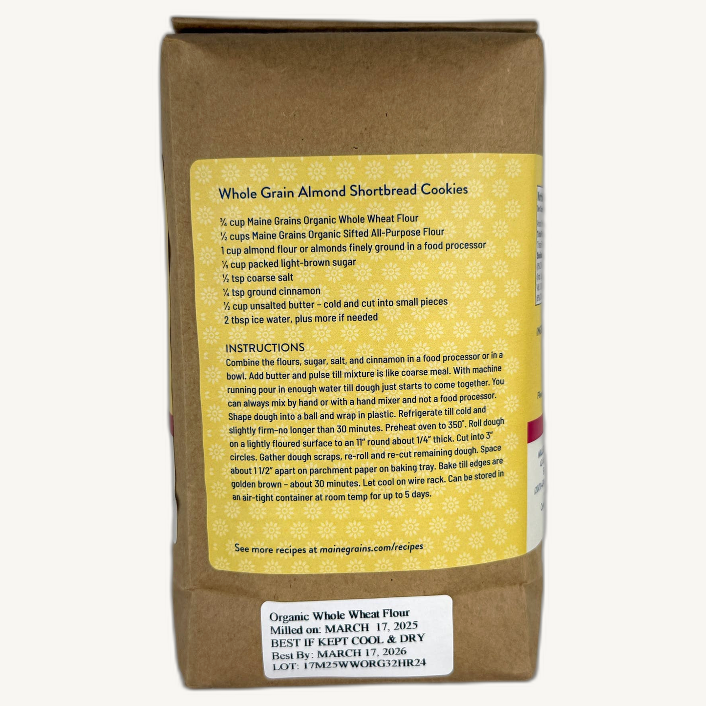 Maine Grains Organic Whole Wheat Flour