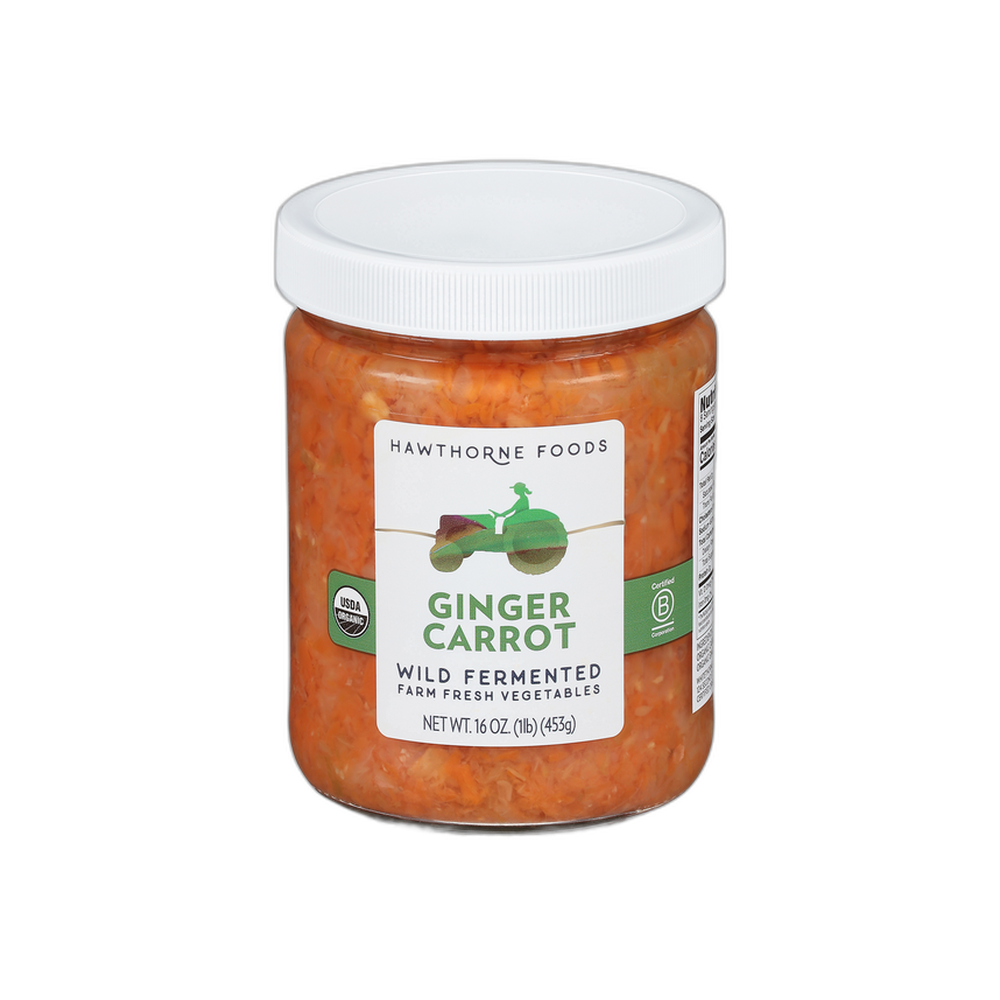 Ginger Carrot - Wild Fermented, Organic (16 oz)