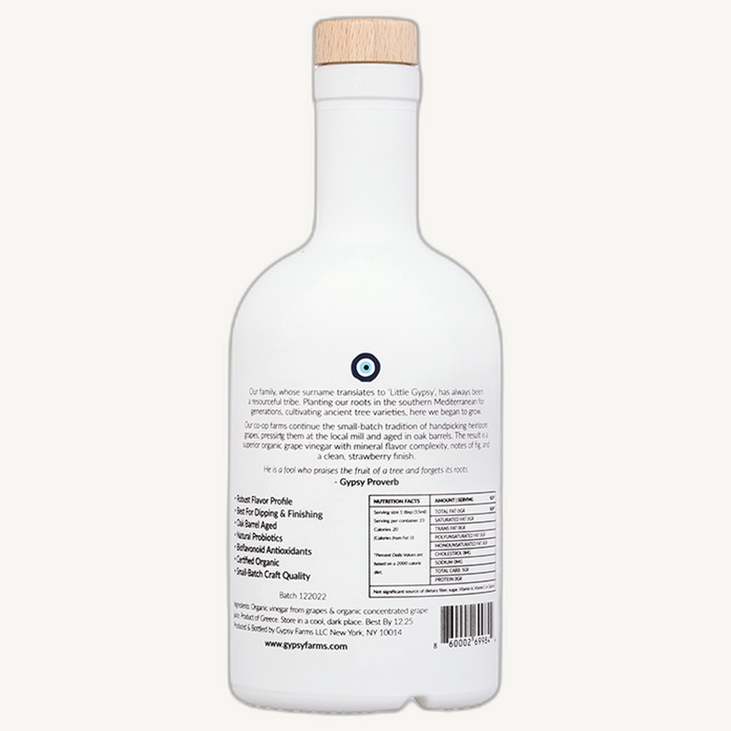 Oak Barrel Aged Organic Balsamic Vinegar