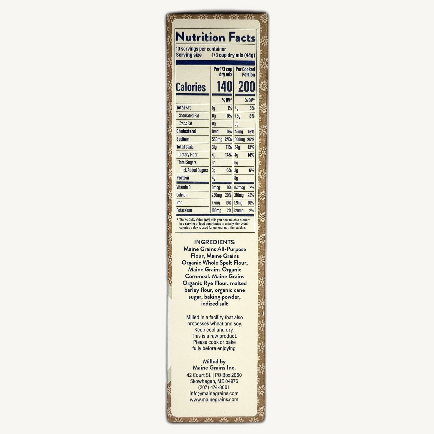 Maine Grains Multigrain Malted Pancake Mix
