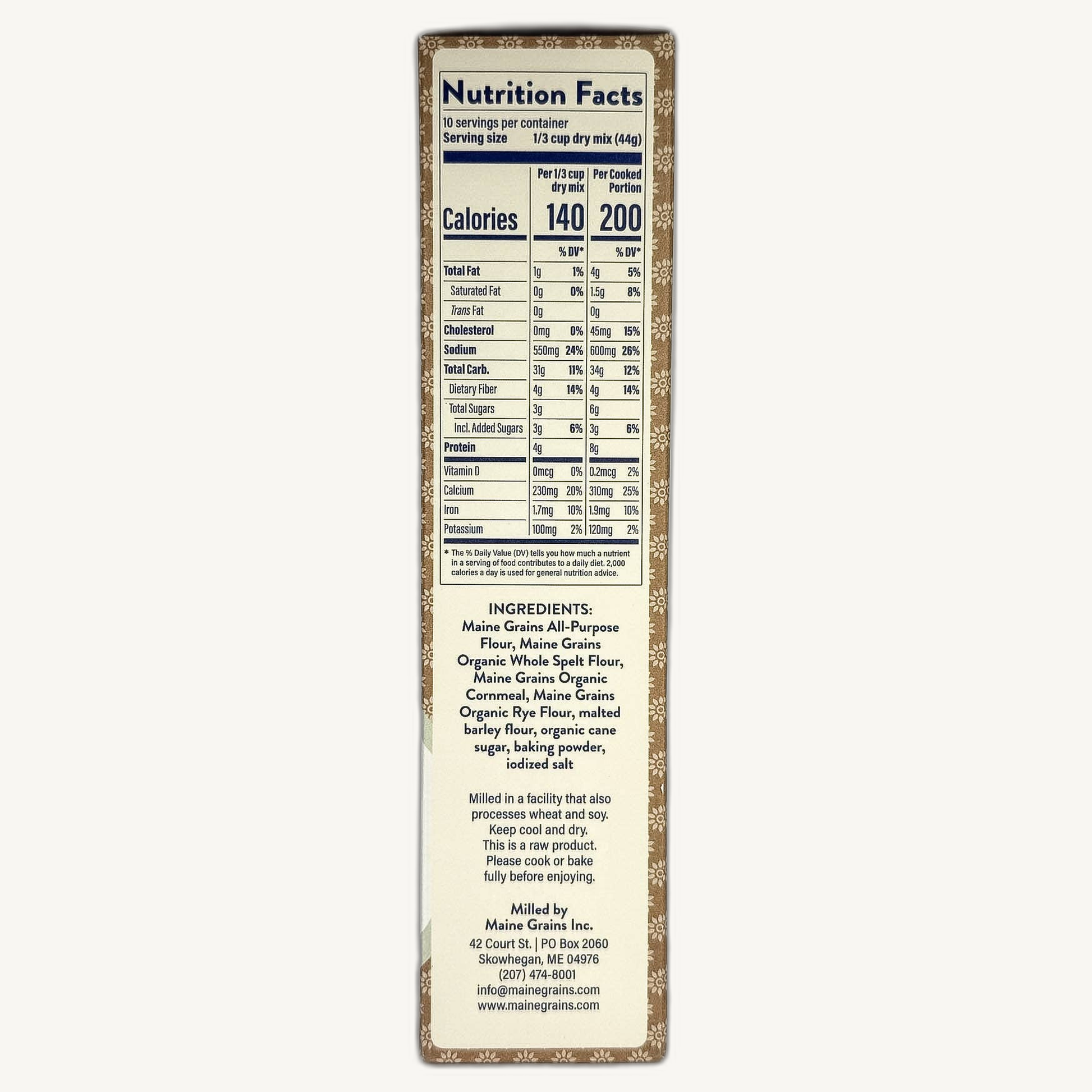 Maine Grains Multigrain Malted Pancake Mix