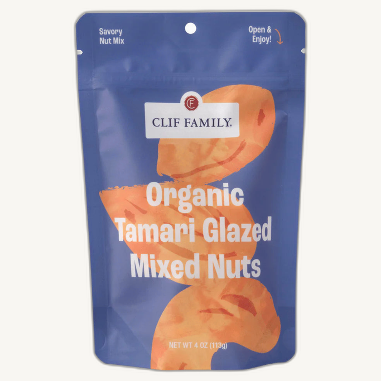Tamari Glazed Mixed Nuts, Organic (4 oz) - Clif Family Farm & Winery