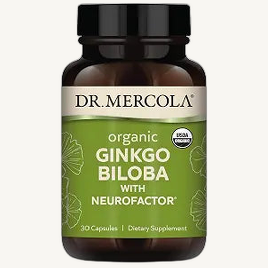 Dr. Mercola Organic Ginkgo Biloba (30 caps)