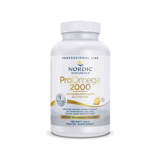 Nordic Naturals Pro Omega 2000 - Lemon (120 soft gels)