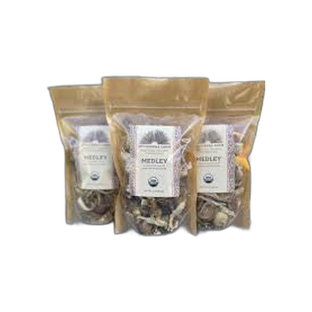 Mushrooms - Dried, Medley, Organic (1 oz)