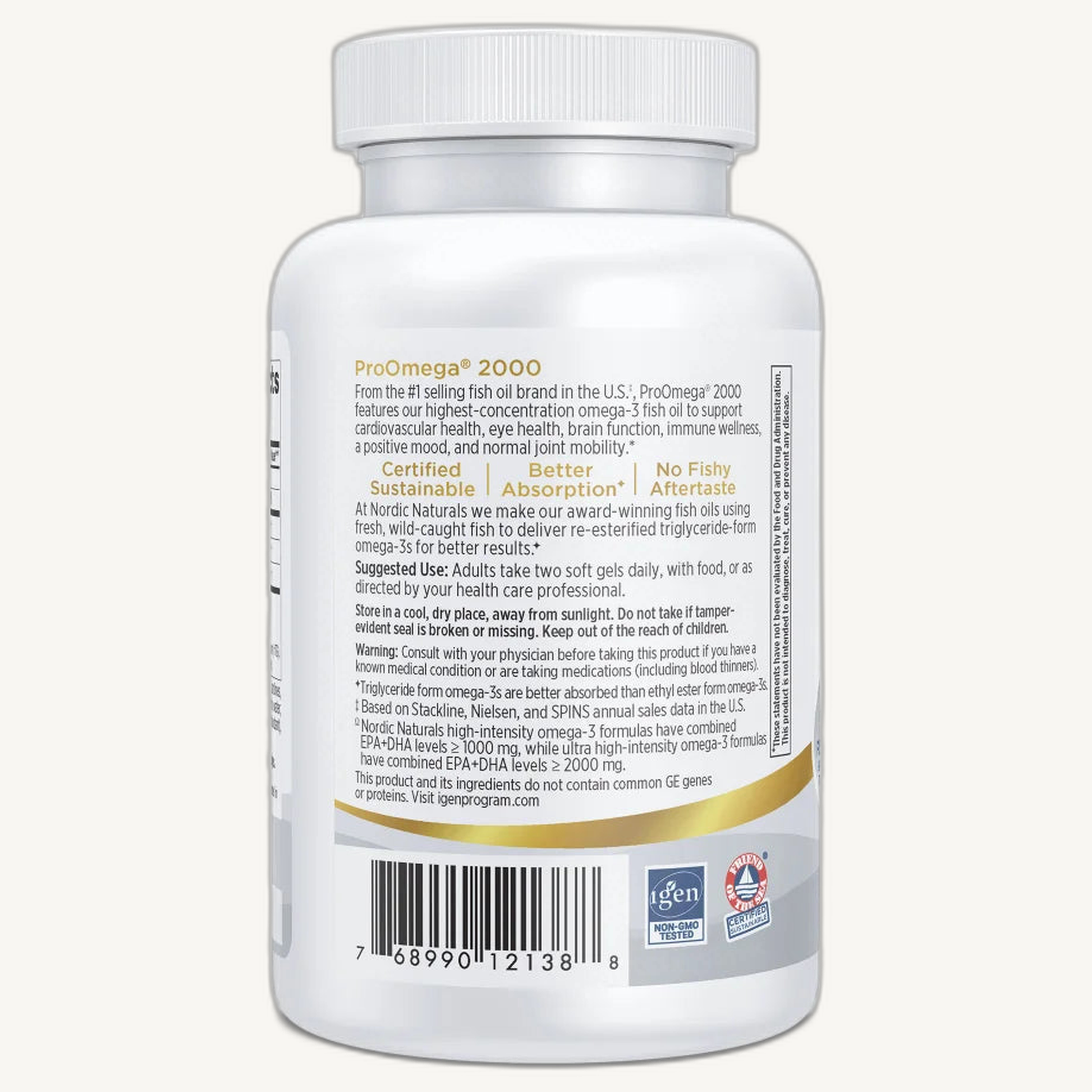Nordic Naturals Pro Omega 2000 - Lemon