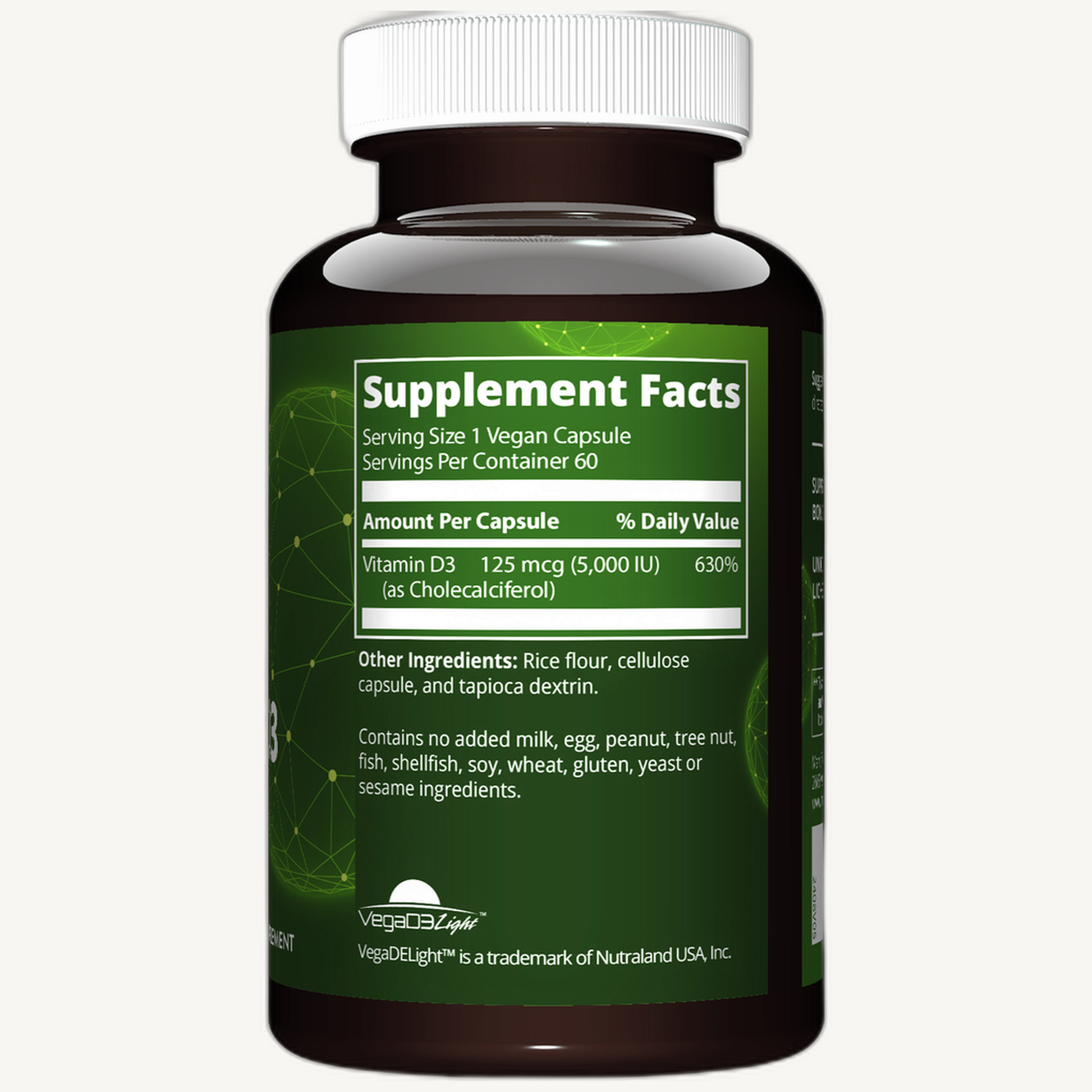Vegan Vitamin D3 5000IU (60 vcaps)