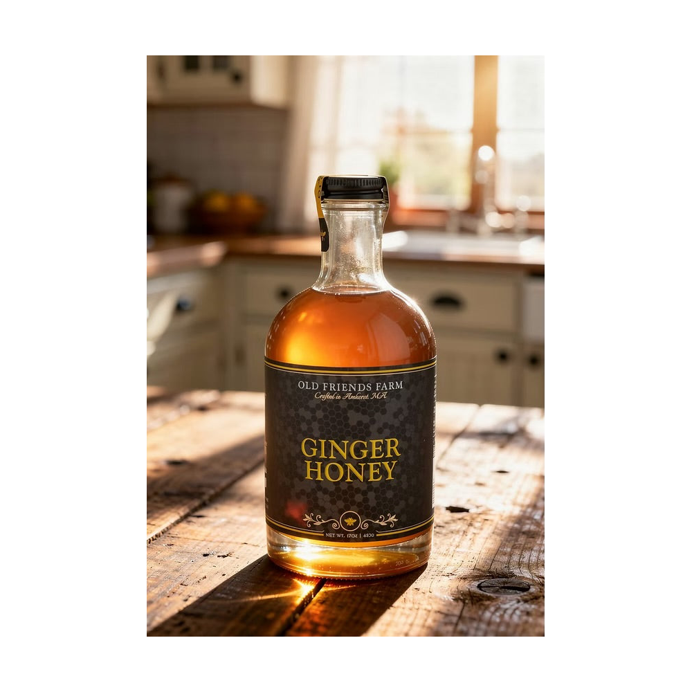 Ginger Honey (17 oz) - Old Friends Farm