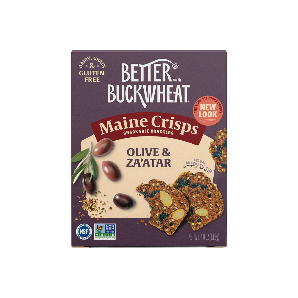 Crisps, Olive & Za'atar (4 oz) - Maine Crisps