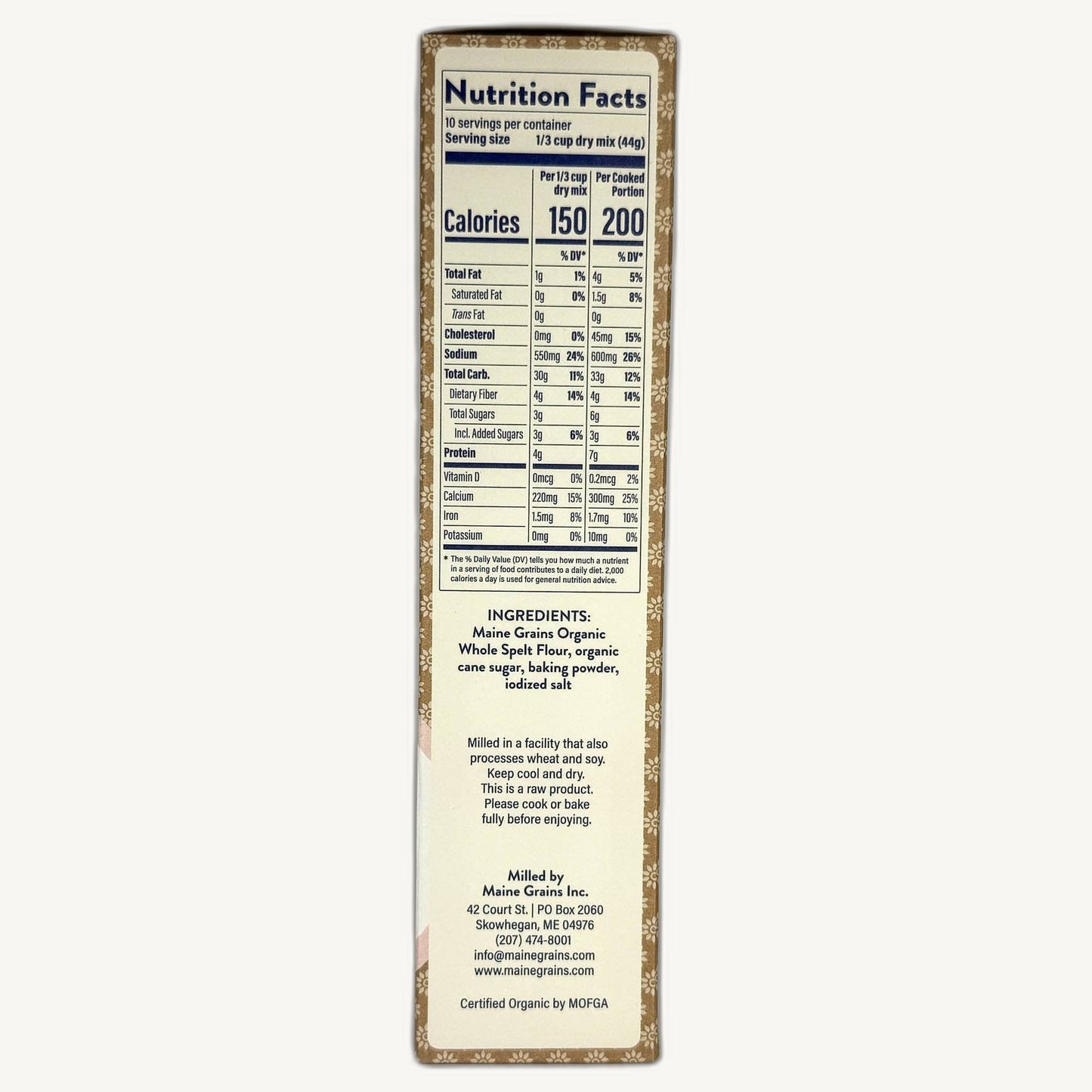Maine Grains Spelt Pancake Mix