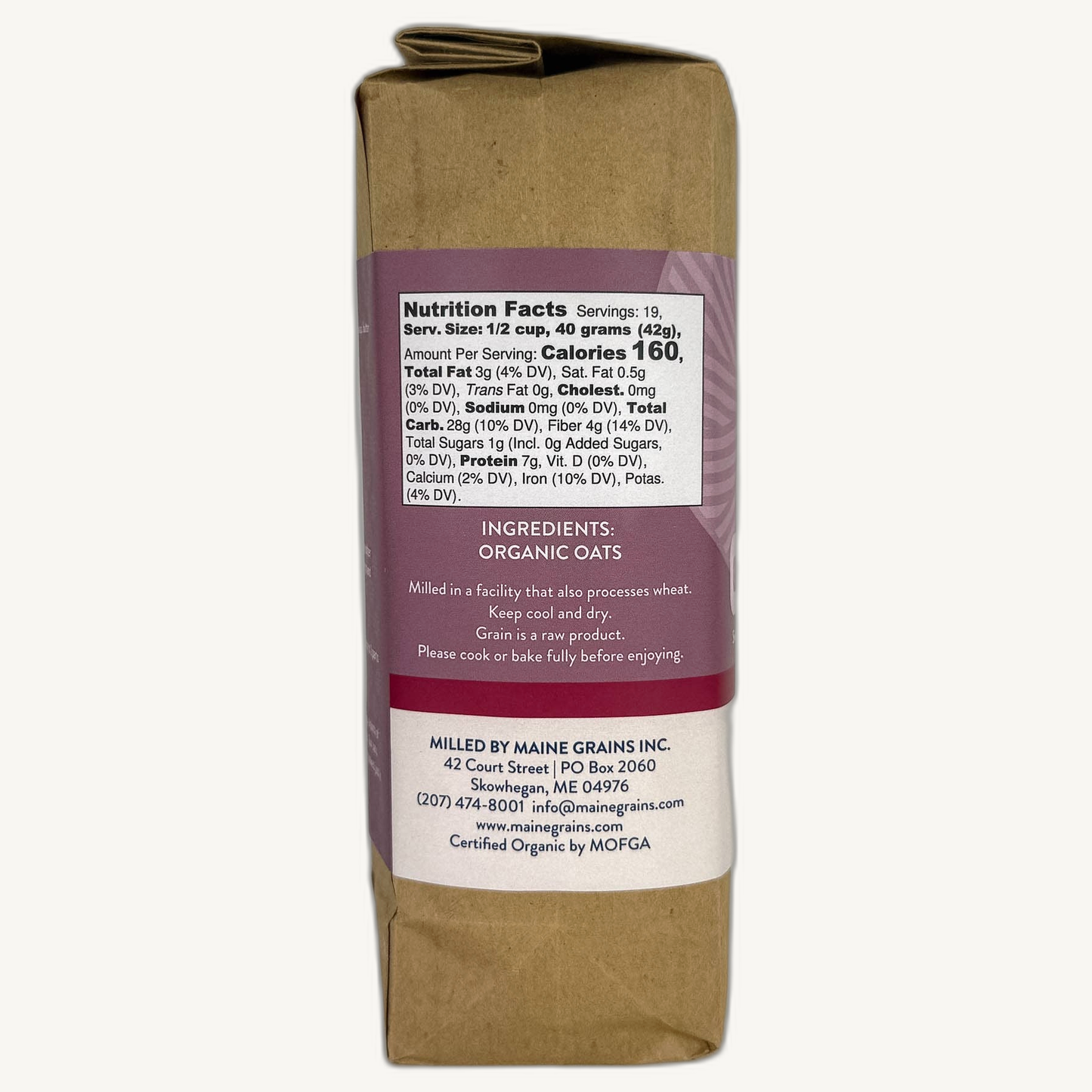 Maine Grains Organic Rolled Oats