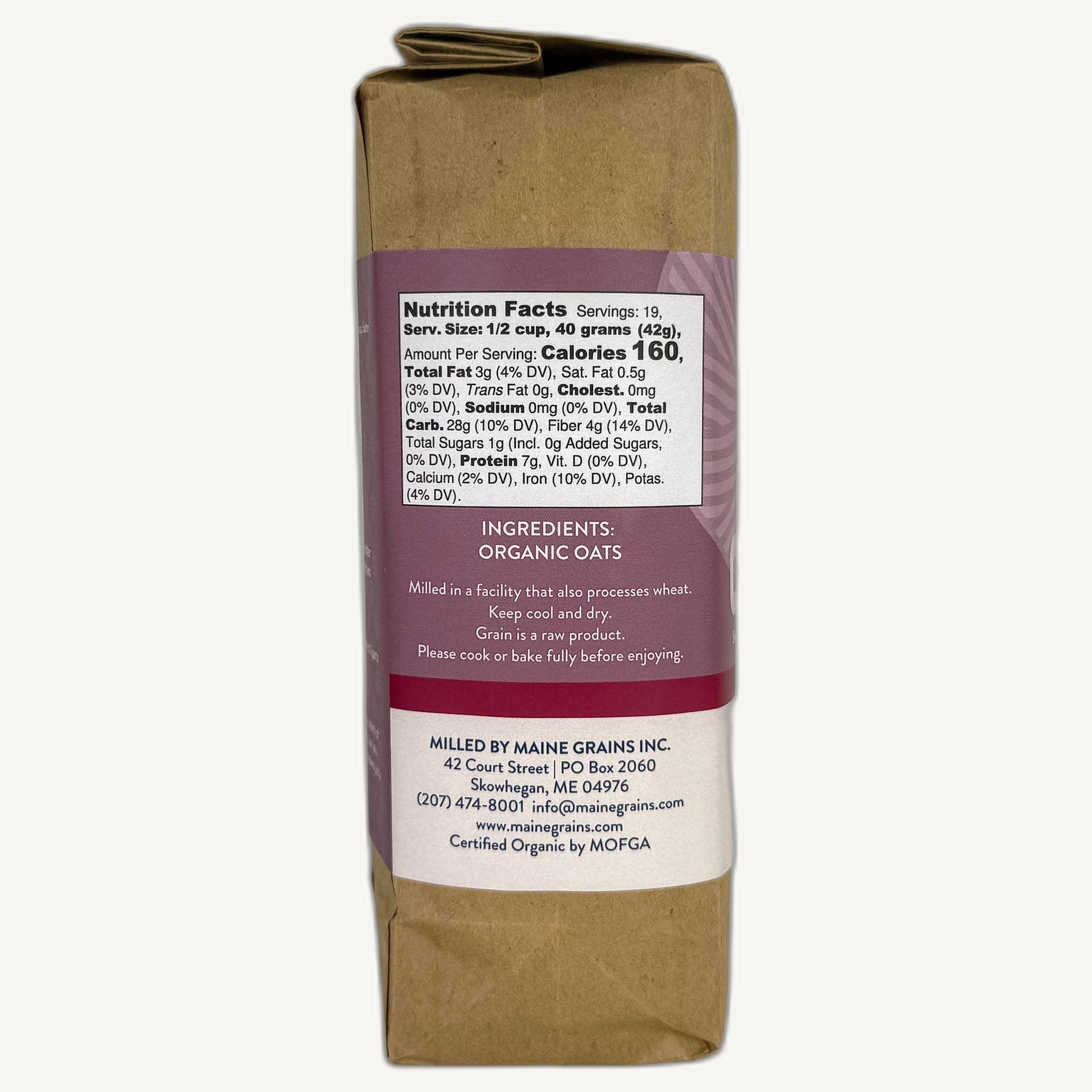 Maine Grains Organic Rolled Oats
