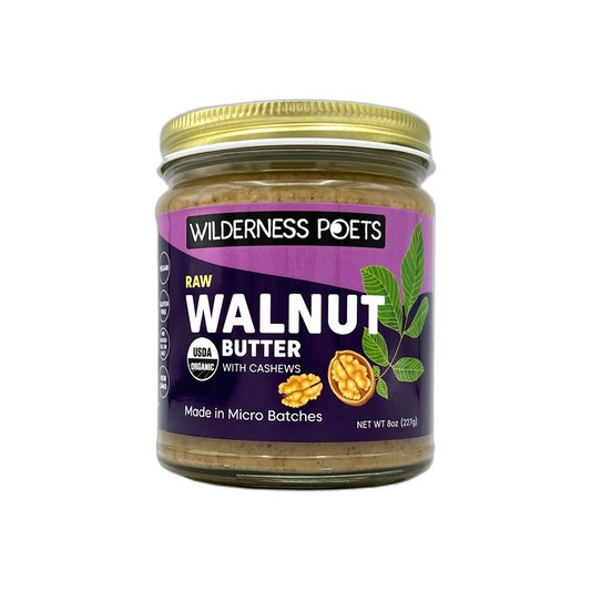 Walnut Butter, Raw - Organic (8 oz)