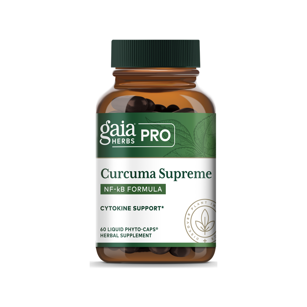 Curcuma Supreme Nf-kB Formula (60 liquid phyto-caps) - Gaia Herbs Pro