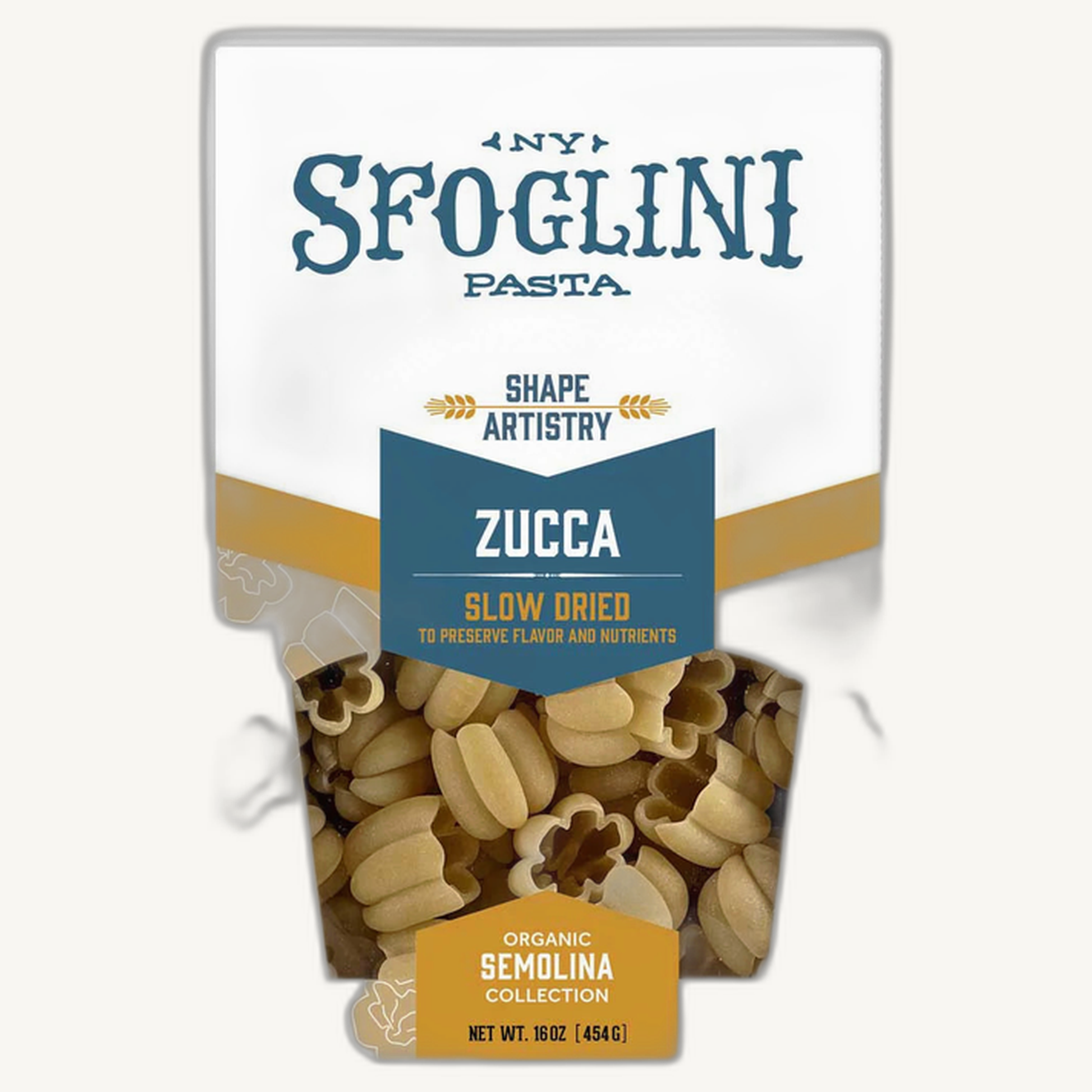 Durum Semolina Pasta - Zucca