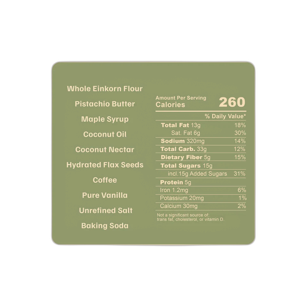 Cookie, Clean Dough Maple Pistachio (2.25 oz) - Clean Dough Co.