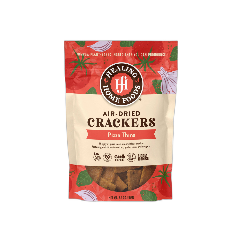 Crackers, Pizza Thins Air-Dried (3.5 oz) - Healing Home Foods