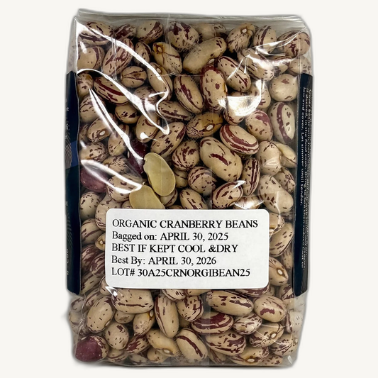 Maine Grains Organic Cranberry Beans