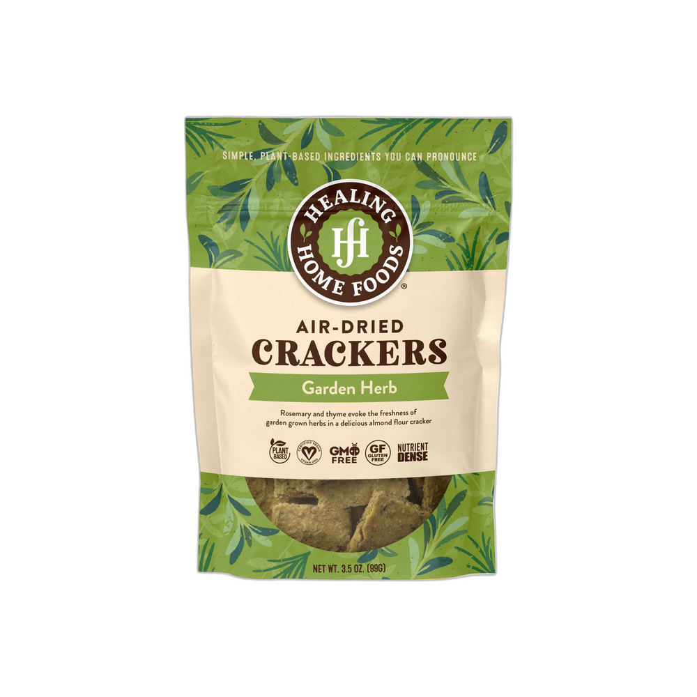 Crackers, Garden Herb Air-Dried (3.5 oz) - Healing Home Foods