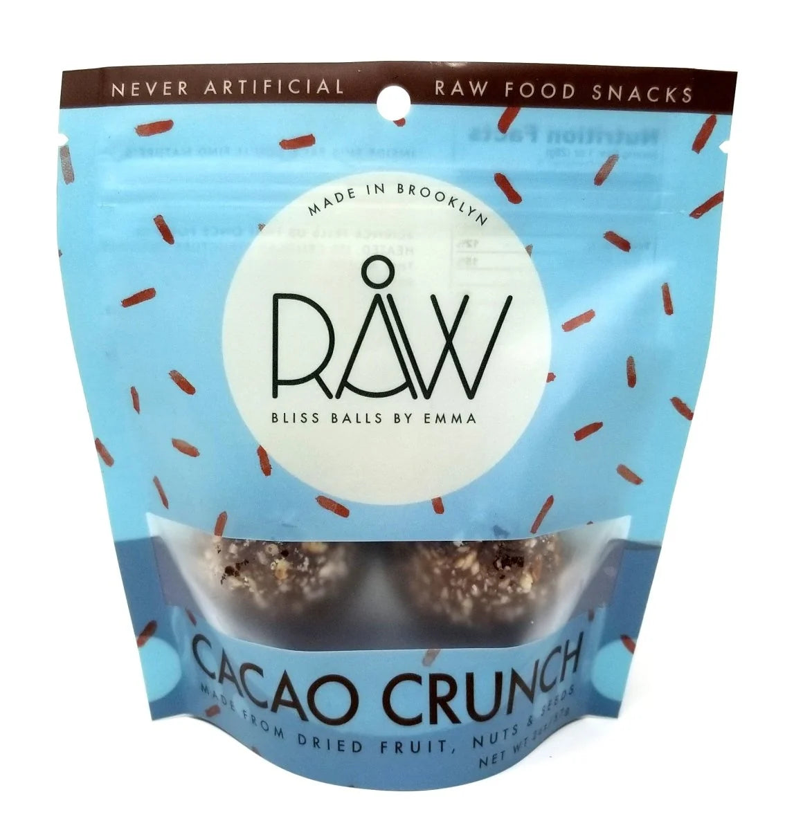RAW Bliss Balls, Cacao Crunch