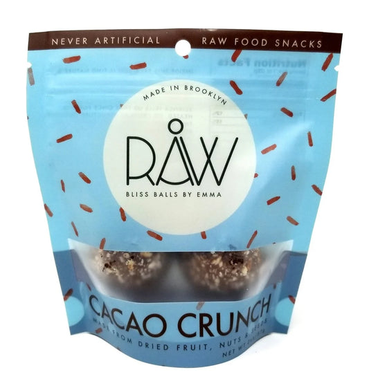 RAW Bliss Balls, Cacao Crunch