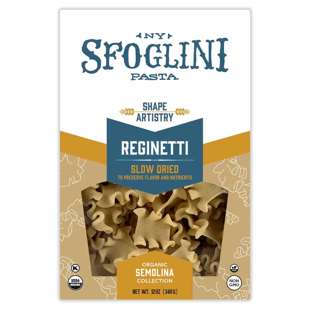 Durum Semolina Pasta, Reginetti - Organic
