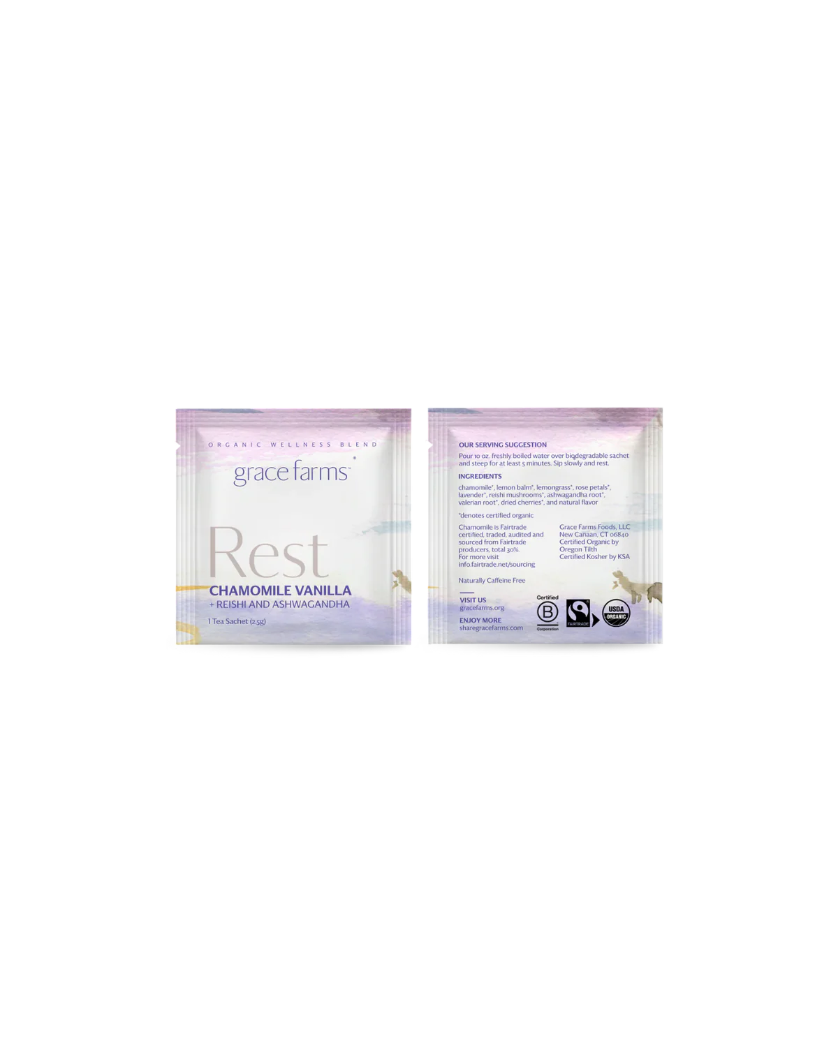 Tea - Rest, Chamomile Vanilla Organic (16 tea sachets)