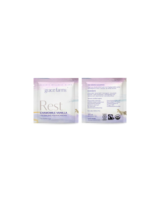 Tea - Rest, Chamomile Vanilla Organic (16 tea sachets)