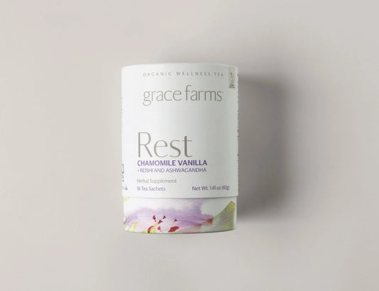Rest Wellness Tea, Chamomile Vanilla - Organic