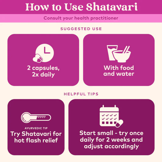 Shatavari, Hormonal Balance (90 veg caps) - Organic India