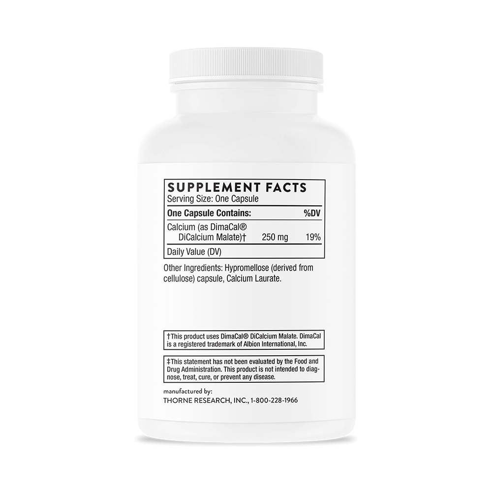 Calcium, Chelated Calcium for Enhanced Absorption (120 caps) - Thorne