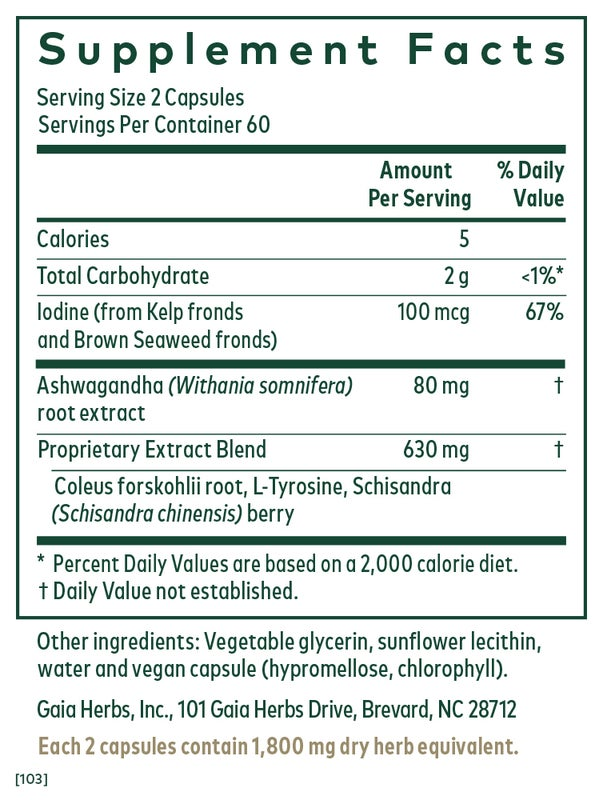 Thyroid Formula (120 liquid phyto-caps)