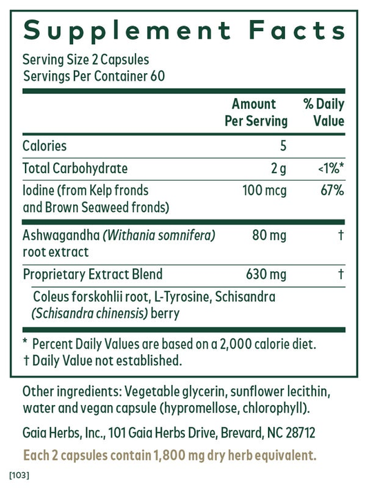 Thyroid Formula (120 liquid phyto-caps)