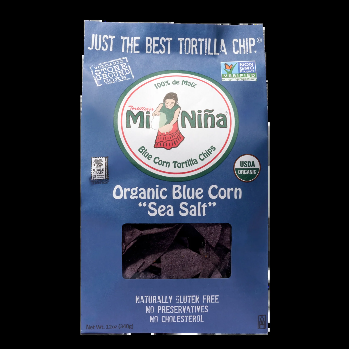 tortilla chips blue corn organic 12 oz_1