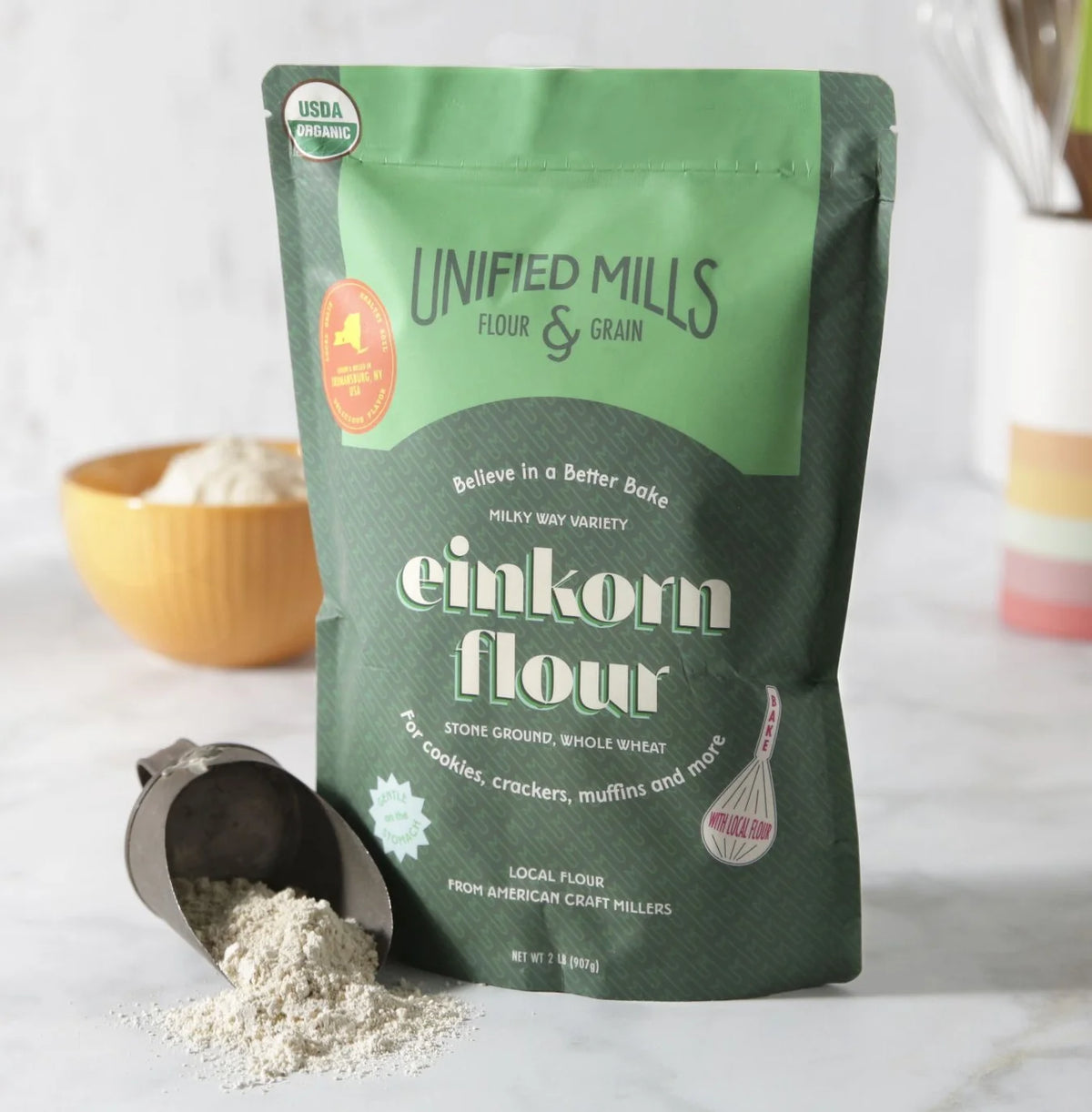 Einkorn Flour, Certified Organic/Regenerative Organic