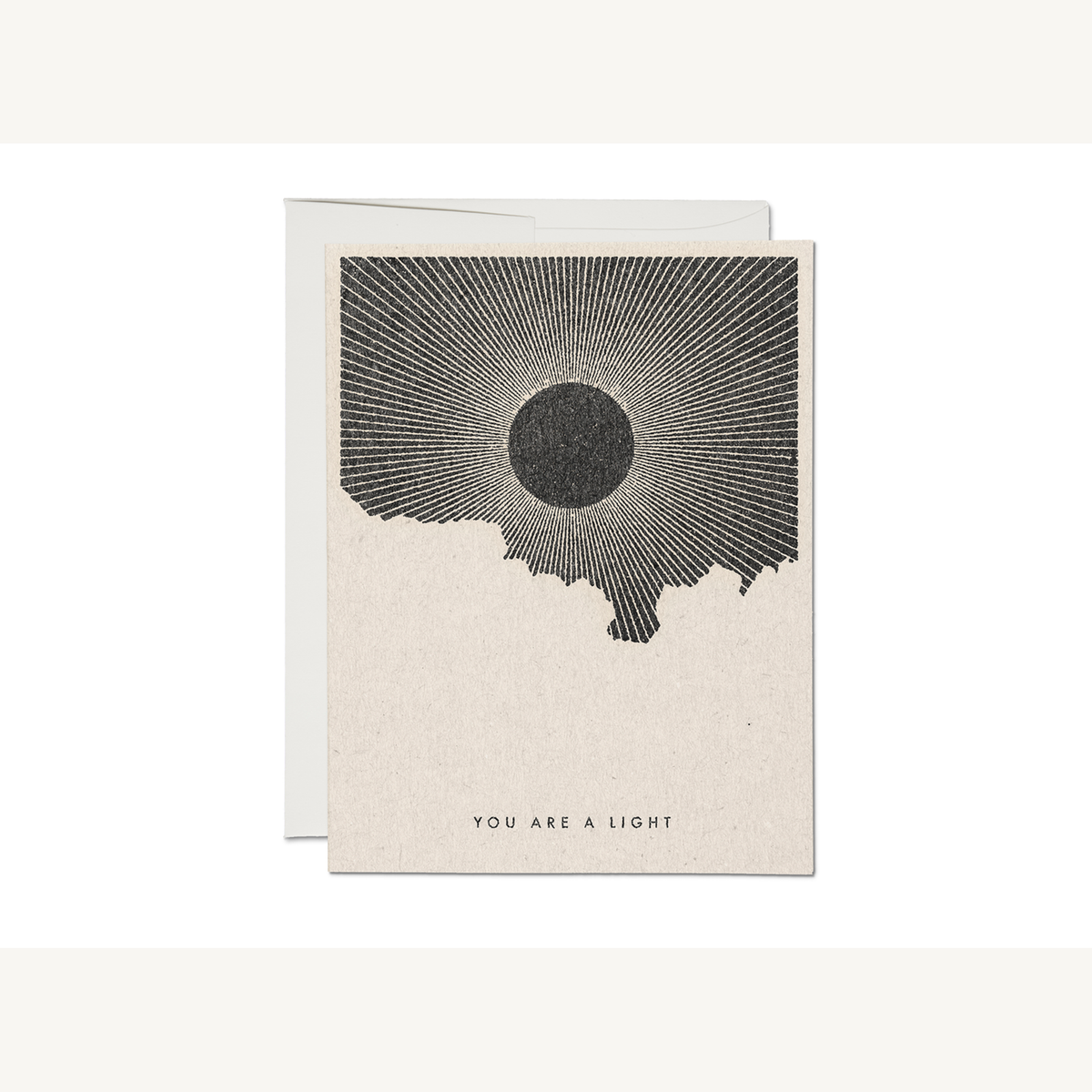 you are a light friendship greeting card_1