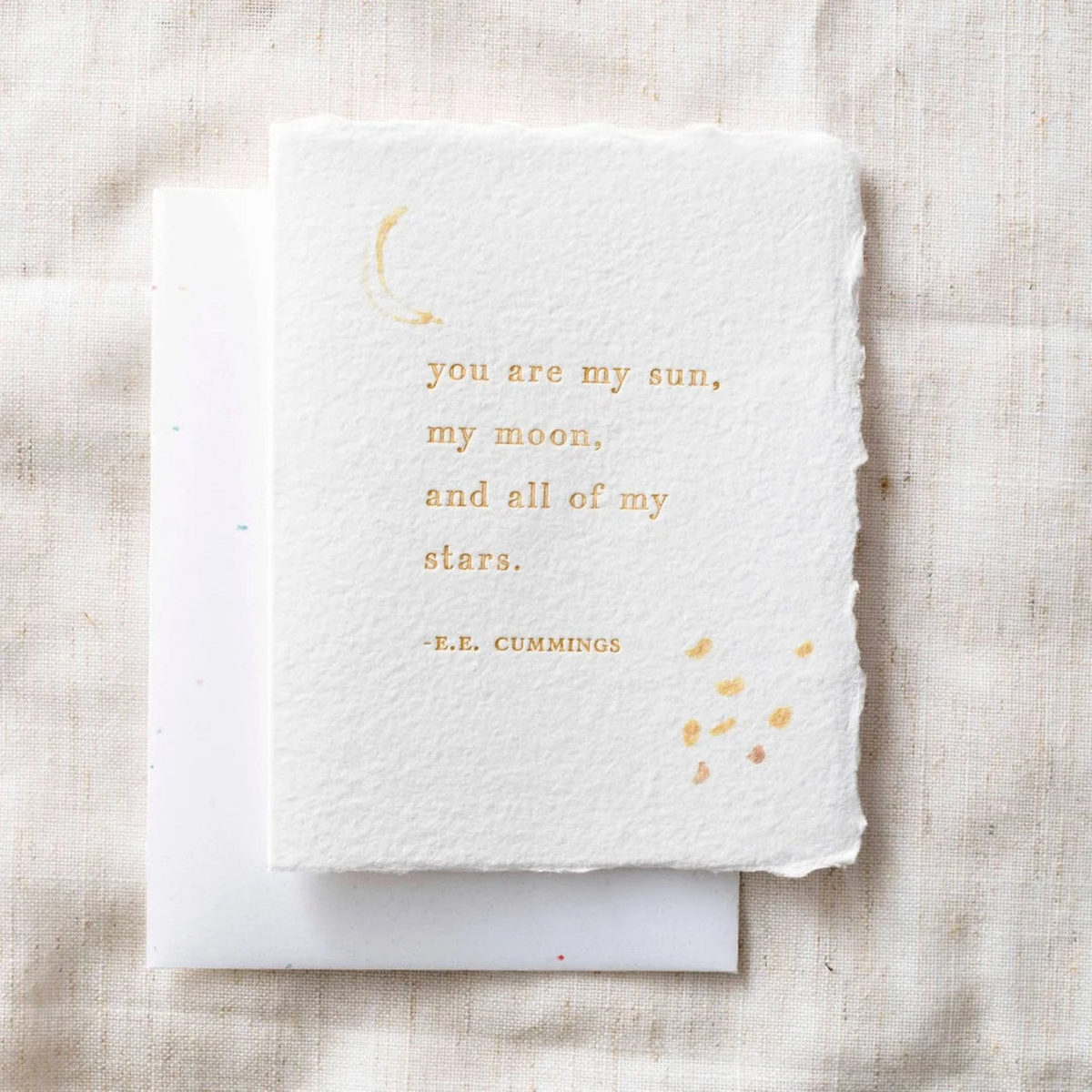 you are my sun moon stars mom baby greeting card_1